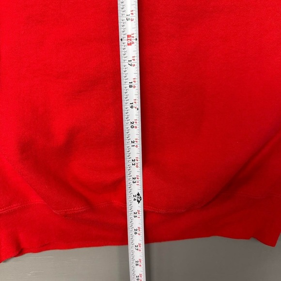 Vintage Vancouver Canada 90s Heavyweight Red Crewneck Sweatshirt L / XL - Picture 7 of 7